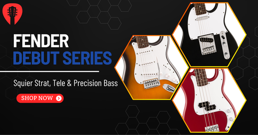 Discover Fender’s Debut Series – Perfect Strat, Tele, and Precision Bass for Beginners