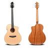 Vault Artisan Premium Acoustic Guitar with Solid Spruce Top and Solid Mahogany Back and Sides