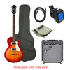 Cort CR100 Les Paul Style Standard Electric Guitar Bundle