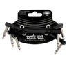 Ernie Ball Flex Patch Cable - Pack of 3