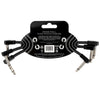 Ernie Ball Flex Patch Cable - Pack of 3