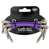 Ernie Ball Flex Patch Cable - Pack of 3