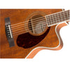 Fender PM-3 Triple-0 All-Mahogany 6-String Acoustic Guitar with Case- Natural