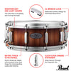 Pearl BFM1455S/C 14"x 5.5" Brian Frasier Moore Signature Snare Drum