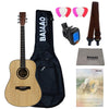 Vault DA40 41 Inch Premium Solid Spruce-Top Dreadnought Acoustic Guitar with Gigbag, Strap, Picks, Tuner, Polishing Cloth & Ebook