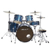 Vault Groover 22" 5-Piece Acoustic Drum Kit with Hardware, Cymbals & Throne