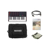 Akai Midi Keyboards Black. Akai MPK MINI MKII Compact Midi Keyboard and Pad MIDI Controller With Polishing Cloth, Gigbag & Ebook