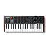 Akai Midi Keyboards Black / Red Akai MPK Mini Plus 37-Key Compact Midi Keyboard Controller with MPC Beats Software Pack