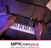 Akai Midi Keyboards Black / Red Akai MPK Mini Plus 37-Key Compact Midi Keyboard Controller with MPC Beats Software Pack