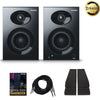 Alesis Monitor Speaker Bundles Alesis Elevate 3 MKII Monitors Speakers with Isolation Pads, Cables and Ebook  - Pair