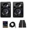 Alesis Monitor Speaker Bundles Alesis ELEVATE 5 MKII 5 inch Powered Studio Monitors with Isolation Pads, Cables, and Ebook  - Pair