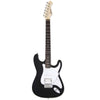 Aria Electric Guitars Black Aria STG-004 HSS 6 String Electric Guitar - Techwood