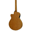 Aria Electro Acoustic Guitars Aria FET M1 Cutaway Electro Acoustic Guitar With 4 Band EQ + Tuner - Natural