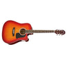 Aria Electro Acoustic Guitars Cherry Sunburst Aria AWN-15CE Electro Acoustic Guitar