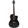 Ashton Acoustic Guitars Black Matte Ashton D10C 39-inch Cutaway Acoustic Guitar