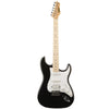 Ashton Electric Guitars Black Ashton AG232 6 String Electric Guitar with Gig Bag, Strap, and Online Lessons