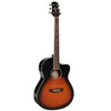 Ashton Electro Acoustic Guitars Ashton D10CEQ 39-inch Cutaway Electro Acoustic Guitar with EQ - Open Box