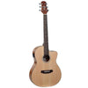 Ashton Electro Acoustic Guitars Natural Matte Ashton D10CEQ 39-inch Cutaway Electro Acoustic Guitar with EQ