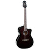 Ashton Electro Acoustic Guitars Wine Red Sunburst Gloss Ashton D10CEQ 39-inch Cutaway Electro Acoustic Guitar with EQ