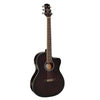 Ashton Electro Acoustic Guitars Wine Red Sunburst Matte Ashton D10CEQ 39-inch Cutaway Electro Acoustic Guitar with EQ