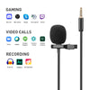 Audio Array Lavalier Microphones Black Audio Array AM-C16 Single Head Condenser Lavalier Lapel Mic with 3.5mm Connector