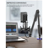 Audio Array Usb Microphones Black Audio Array AM-C25 USB Condenser Microphone with Microphone Stand & Pop Filter