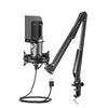 Audio Array Usb Microphones Black Audio Array AM-C25 USB Condenser Microphone with Microphone Stand & Pop Filter