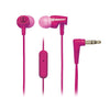 Audio-Technica Headphones Pink Audio-Technica ATH-CLR100IS SonicFuel In-ear Headphones with In-line Mic & Control