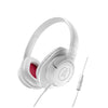 Audio-Technica Headphones White Audio-Technica ATH-AX1IS SonicFuel Over-ear Headphones for Smartphones