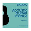 Bajaao Acoustic Guitar Strings Custom Light Gauge Bajaao Phosphor Bronze Acoustic Guitar String Set