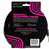 qeeqover.buzz Instrument Cables Ernie Ball 6422 10FT 1/4" TRS Male to 3.5mm TRS Female Headphone Extension Instrument Cables