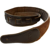 Bajaao Guitar Straps Dark Brown Bajaao 2.5 Inch Leather Guitar Strap for Electric / Acoustic / Bass Guitar