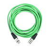 Bajaao Microphone Cables 6 Meter / Green Bajaao Male XLR to Female XLR Microphone Cable