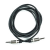 Bajaao Speaker Cables 3 Meter Bajaao TS to TS Mono Unbalanced Instrument / Speaker Cable - Black