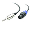 Bajaao Speaker Cables Bajaao TS to Speakon Speaker Cables- Black