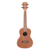 Bamboo Concert Ukuleles Natural Bamboo Classic Series Sapele Line Concert Ukulele with Gig Bag