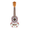 Bamboo Soprano Ukuleles Porto Bamboo New Generation Mandala Line Series Soprano Ukulele with Gig Bag