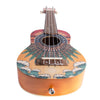 Bamboo Soprano Ukuleles Sunshine Bamboo New Generation Nature Line Series Soprano Ukulele with Gig Bag