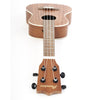 Bamboo Tenor Ukuleles Natural Bamboo Classic Series Sapele Line Tenor Ukulele with Gig Bag