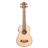 Bamboo U-Bass Natural Bamboo Special Edition Series Hybrid Line Solid Spruce Top U-Bass with EQ and Gig Bag