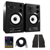 Behringer Monitor Speaker Bundles Behringer MS40 Digital Monitor Speakers System with Isolation Pads, Cables, and Ebook  - Pair