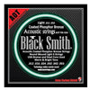 Black Smith Acoustic Guitar Strings Light - .012-.053 Black Smith Nano Coated Phosphor Bronze Acoustic Guitar Strings