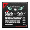 Black Smith Bass Guitar Strings Regular Medium Light - .045-.105 Black Smith Nano Coated Nickel Round Wound Bass Guitar Strings