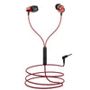 boAt In-Ear Wired Headphones Raging Red BOAT BassHeads 182 In Ear Wired Headphone With Mic