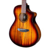 Breedlove Electro Acoustic Guitars Edgeburst Breedlove Pursuit Exotic S Concert Edgeburst CE Koa-Koa Electro Acoustic Guitar