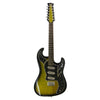 Burns Electric Guitars Green Burst Burns Double Six Electric Guitar