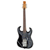 Burns Electric Guitars Jet Black Burns Bison 64 Electric Guitar