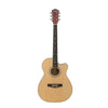 Cadenza Acoustic Guitars Natural Cadenza QAG-40C 40-Inch Cutaway Acoustic Guitar with Matt Finish