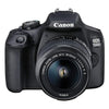 Canon Action Cameras Canon EOS 1500D 24.1MP Digital SLR Camera With 18-55 and 55-250mm IS II Lens - Black