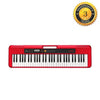 Casio Keyboard Bundles Casio Casiotone CT S200 61 Key Portable Keyboard with Adapter, Polishing Cloth, Dust Cover, Online Lessons, Warranty & Ebook